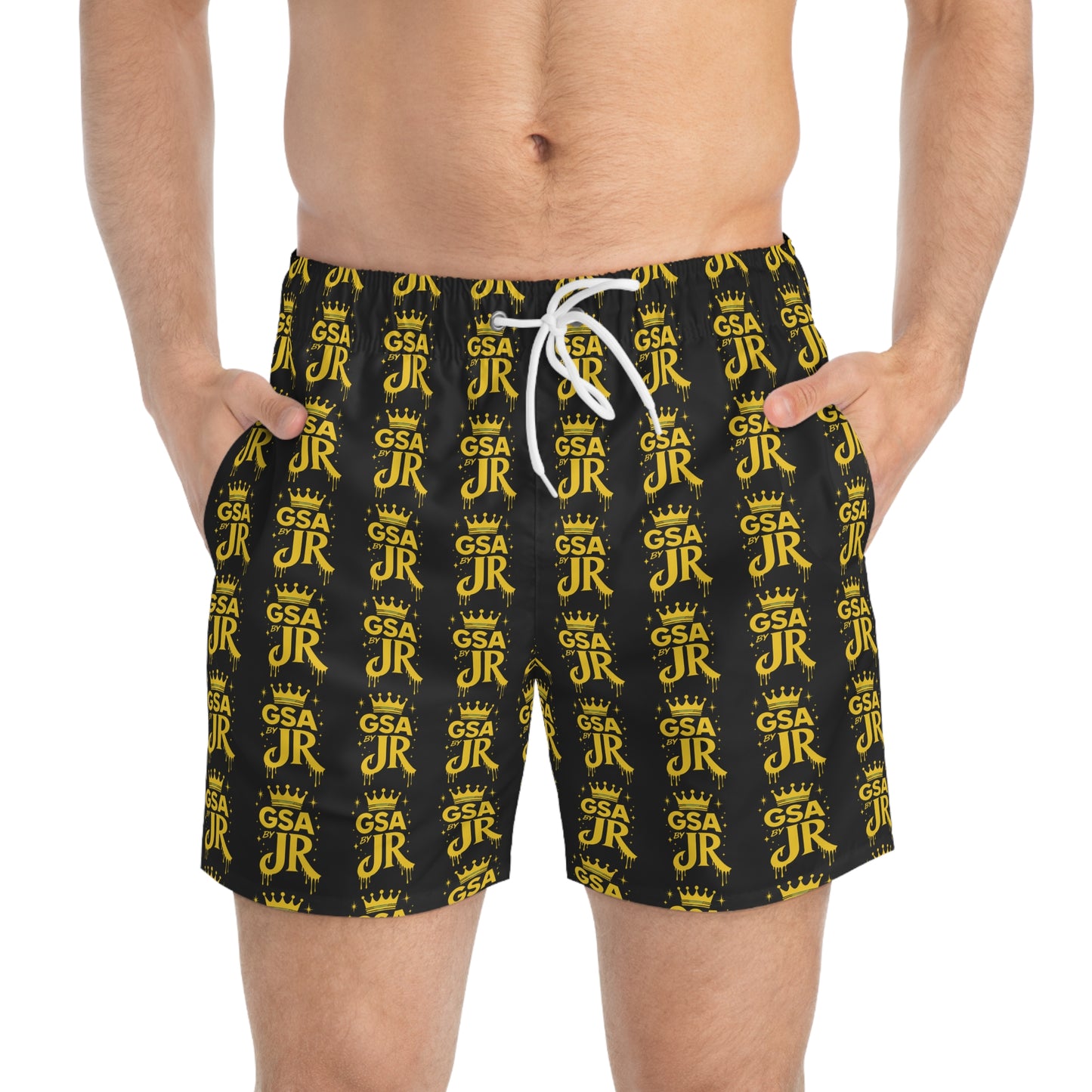 GSA BY JR Swimming Trunks ( Yellow GSA )