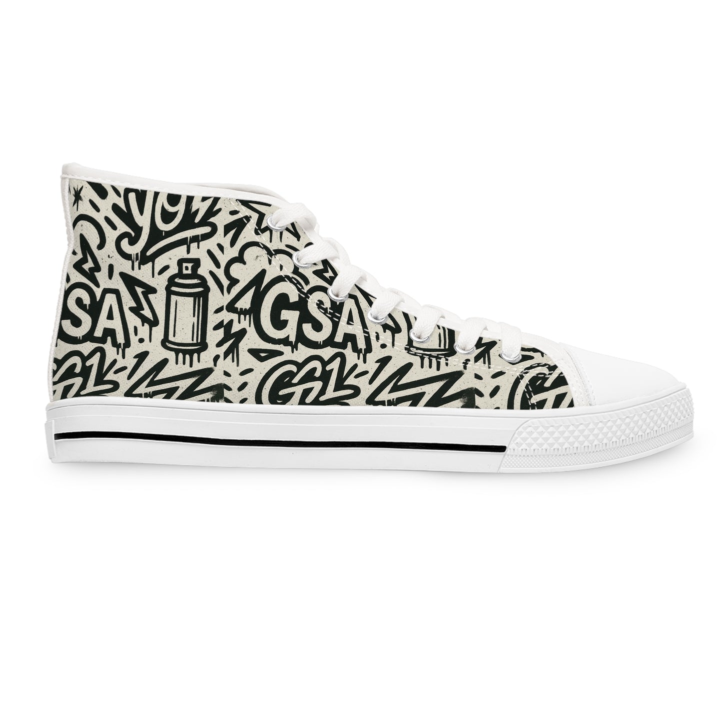 WOMENS GSA G1 High Top Sneakers - Yin & Yang