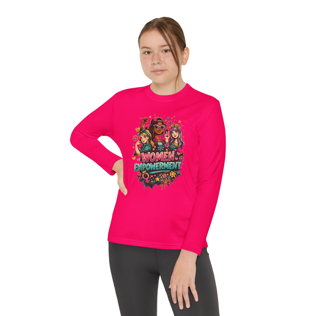 Women Empowerment ' Youth Long Sleeve Tee