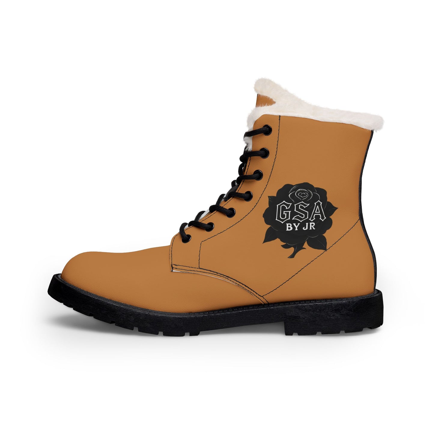 GSA GADOS - Women's Brown Fur Lined Leather Boots