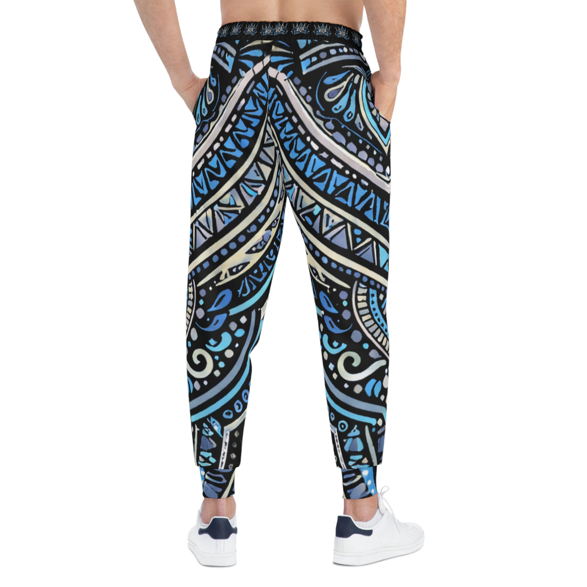Blue Mandala Graphic Joggers