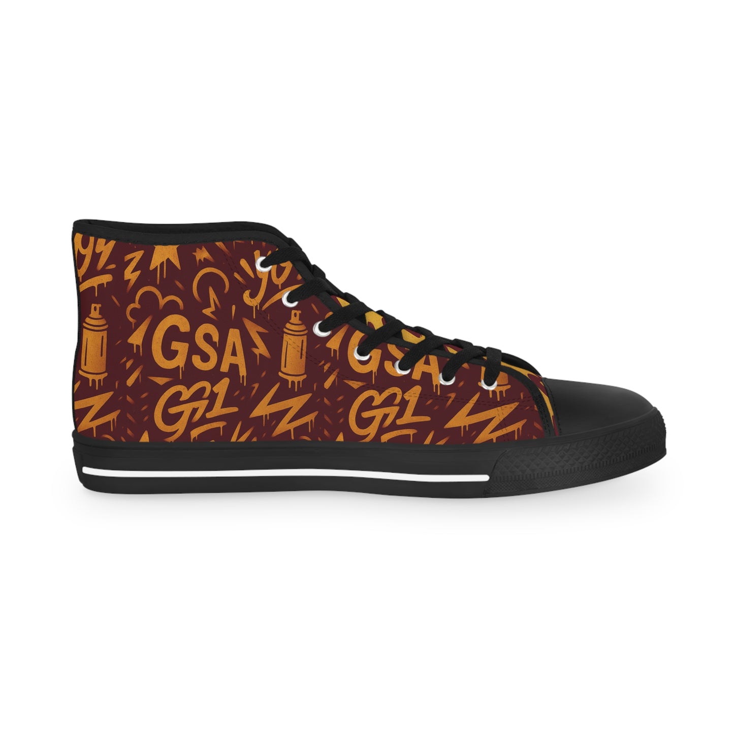 GSA G1 High Top Sneakers- Crimson Gold