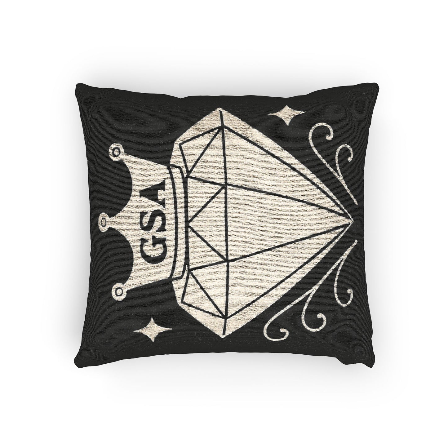 GSA BY JR Diamond Woven Pillow