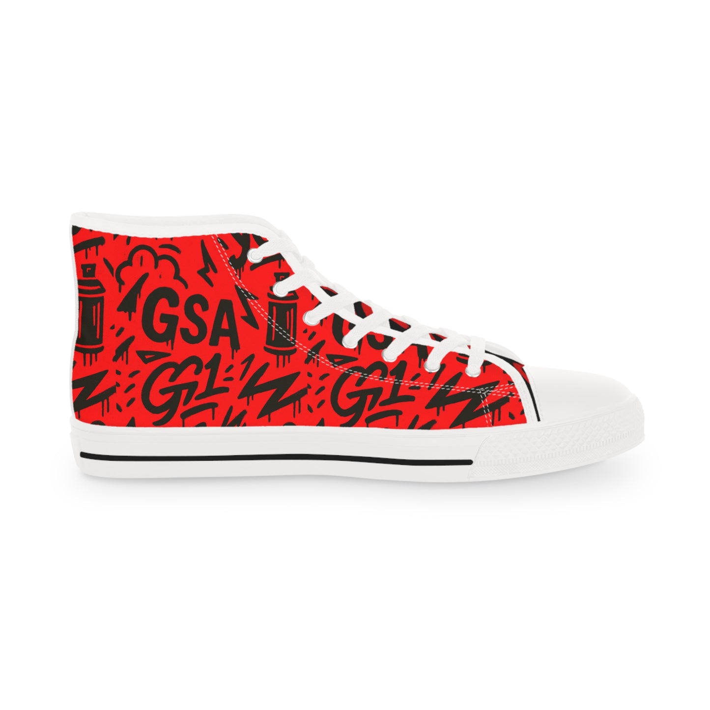 GSA G1 High Top Sneakers- Bloody Red