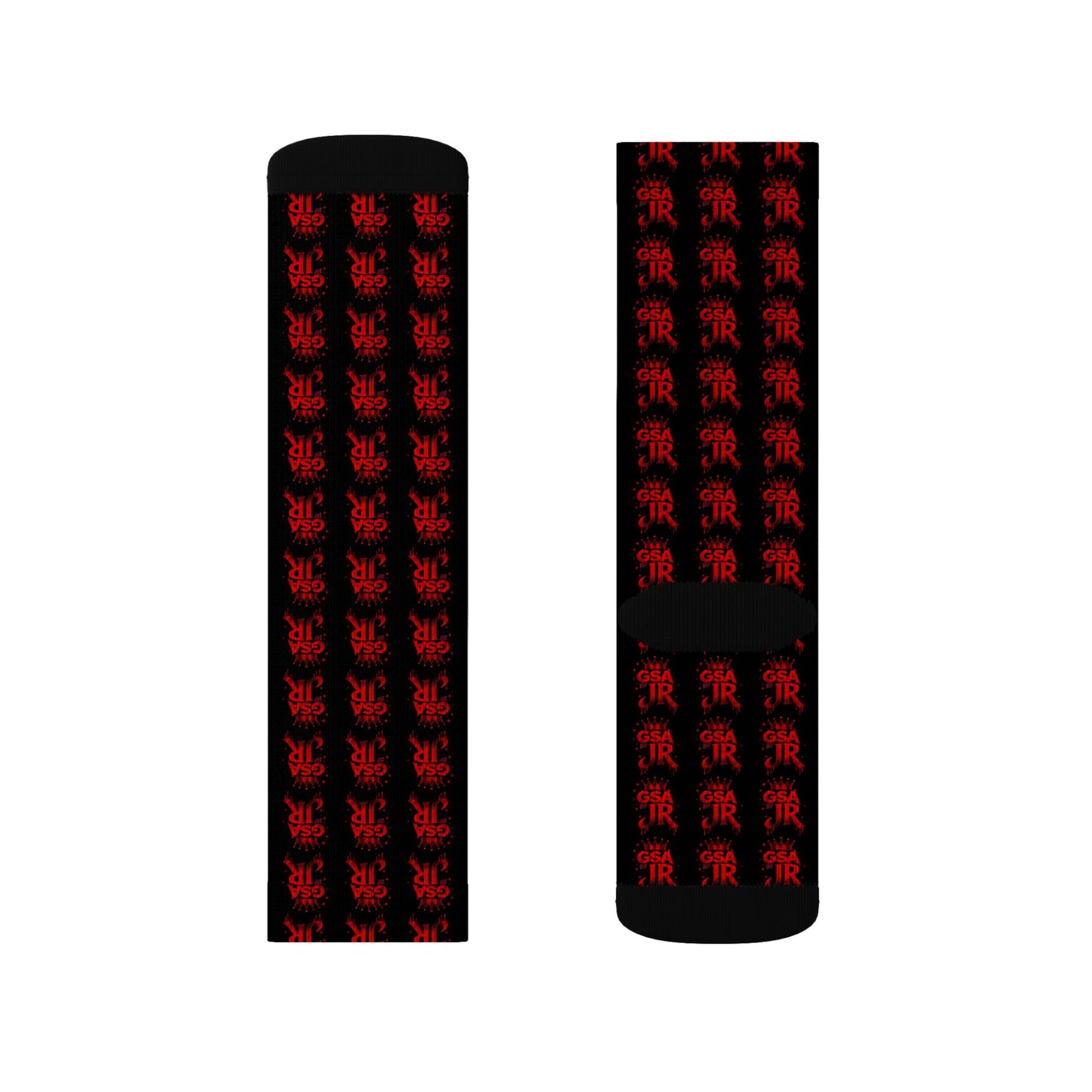 Red Crew Socks