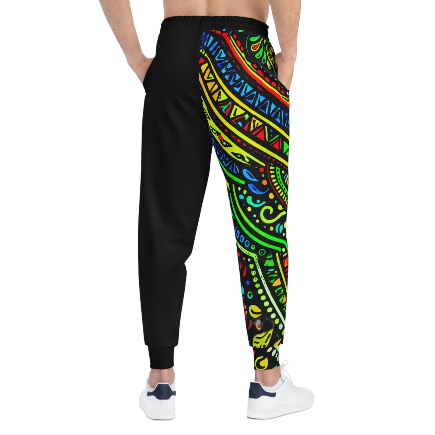 GSA BY JR Tribal Neon Mandala Joggers