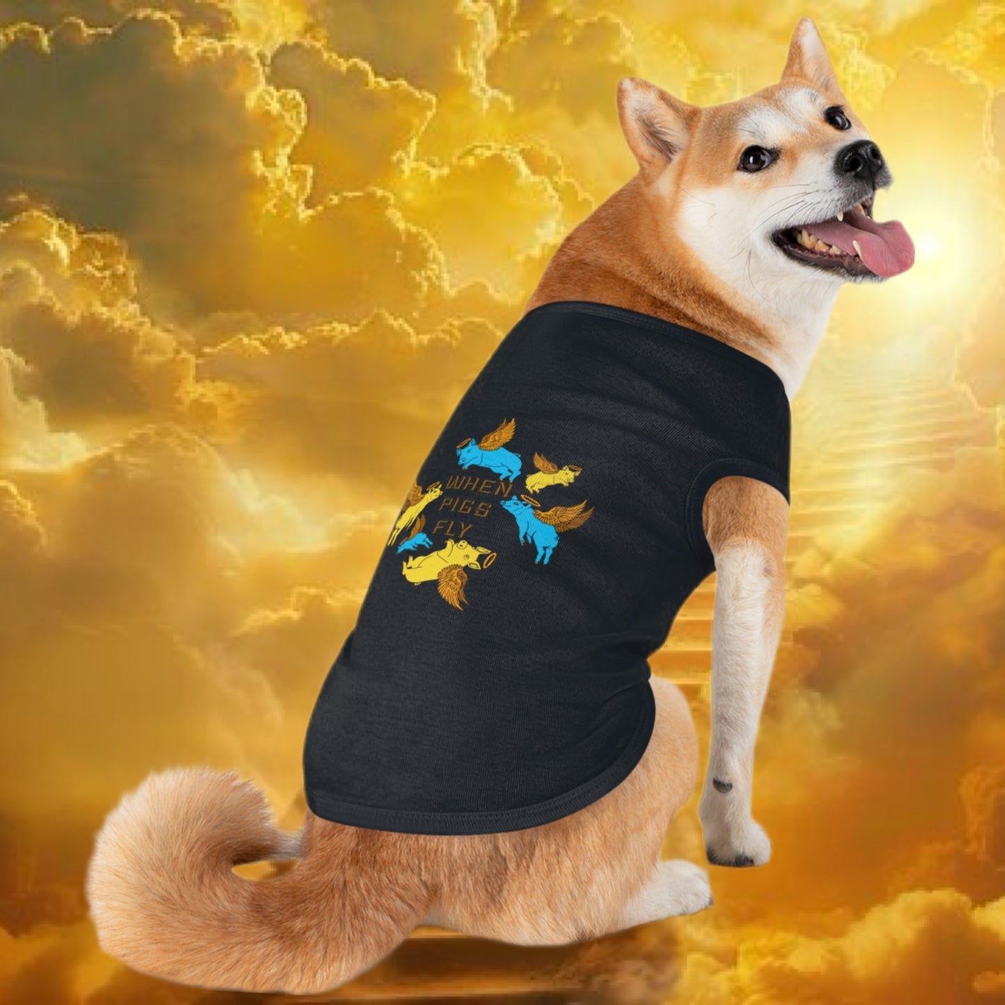" When Pigs Fly " Pet Tank Tops