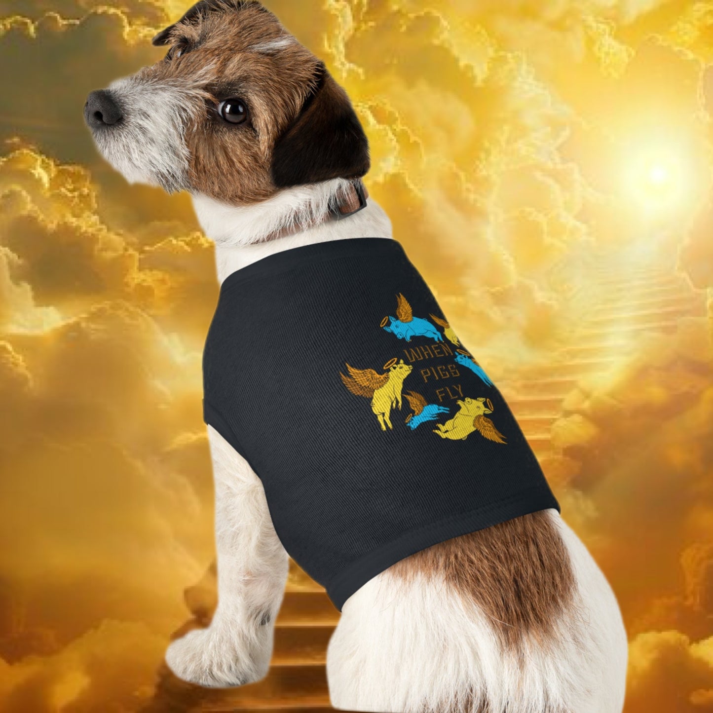 " When Pigs Fly " Pet Tank Tops