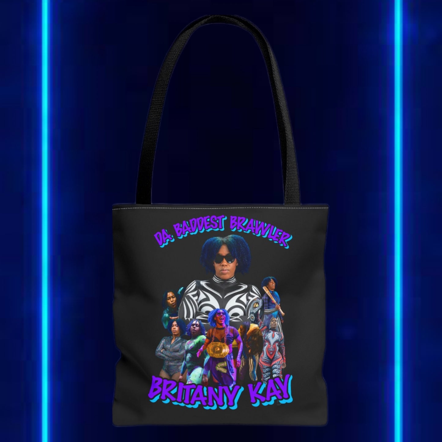 Britany Kay " Baddest Brawler " Tote Bag