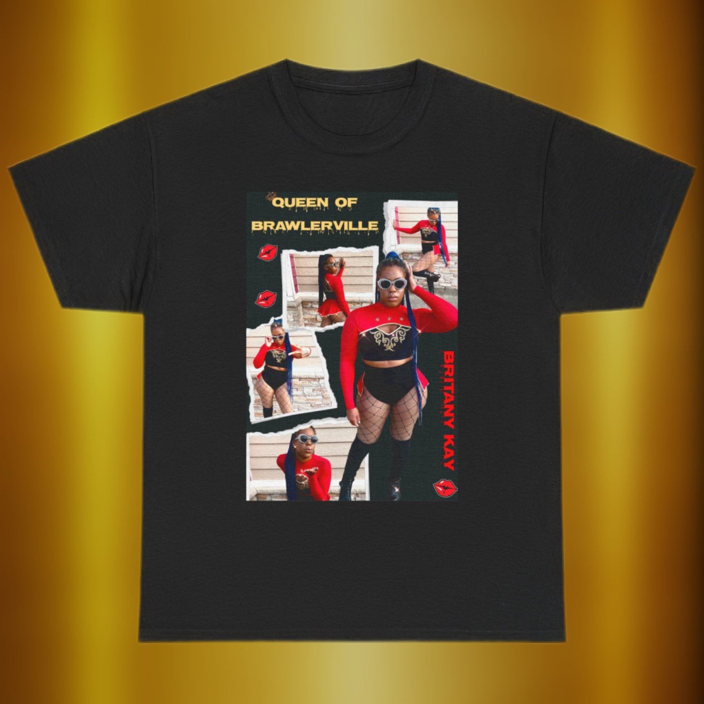 Britany Kay "Queen of Brawlerville" Tee