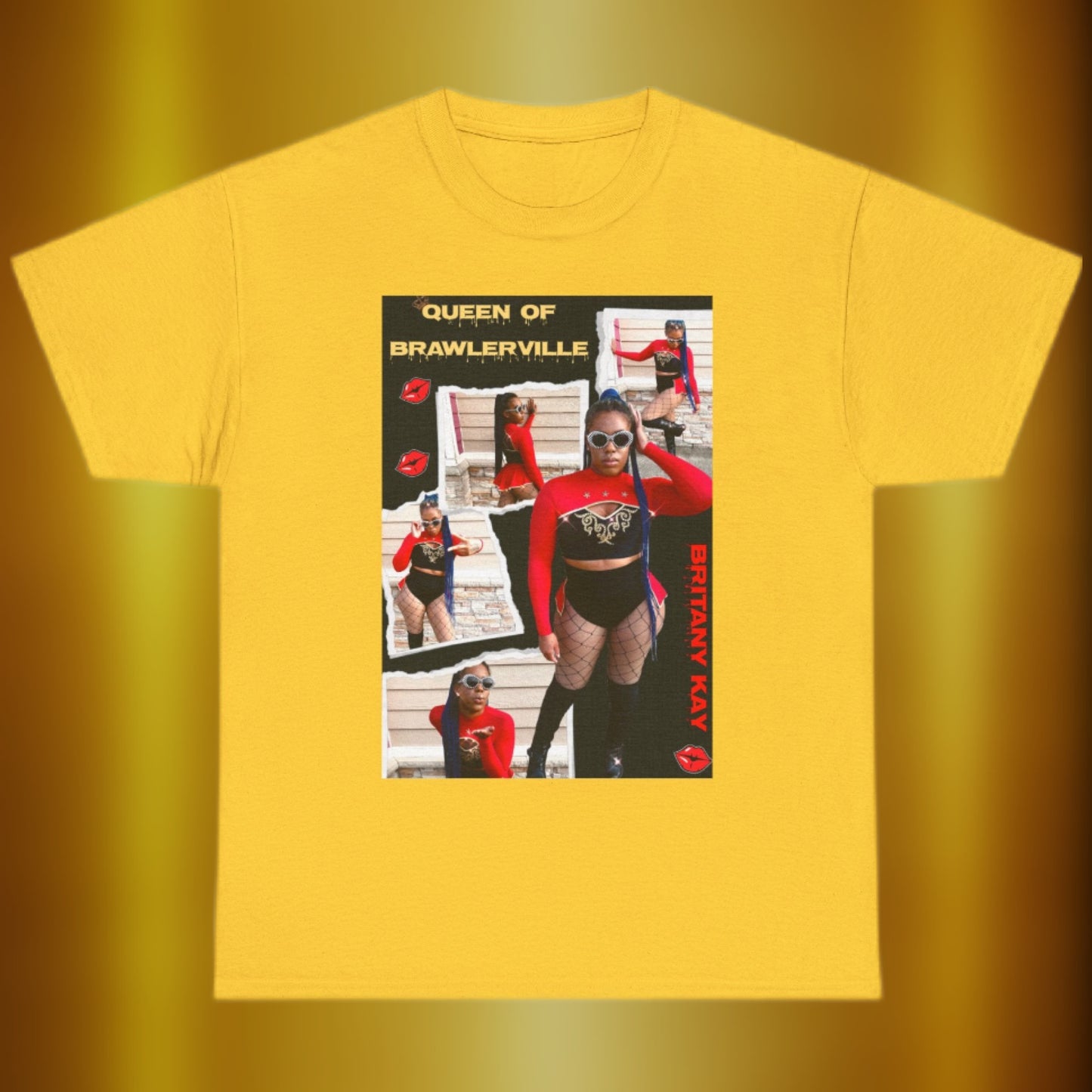 Britany Kay "Queen of Brawlerville" Tee