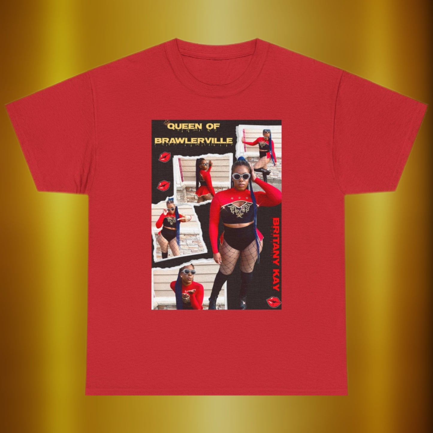 Britany Kay "Queen of Brawlerville" Tee
