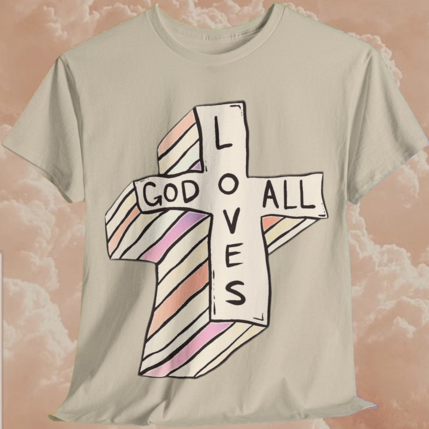 God Loves All " Beige Variant "