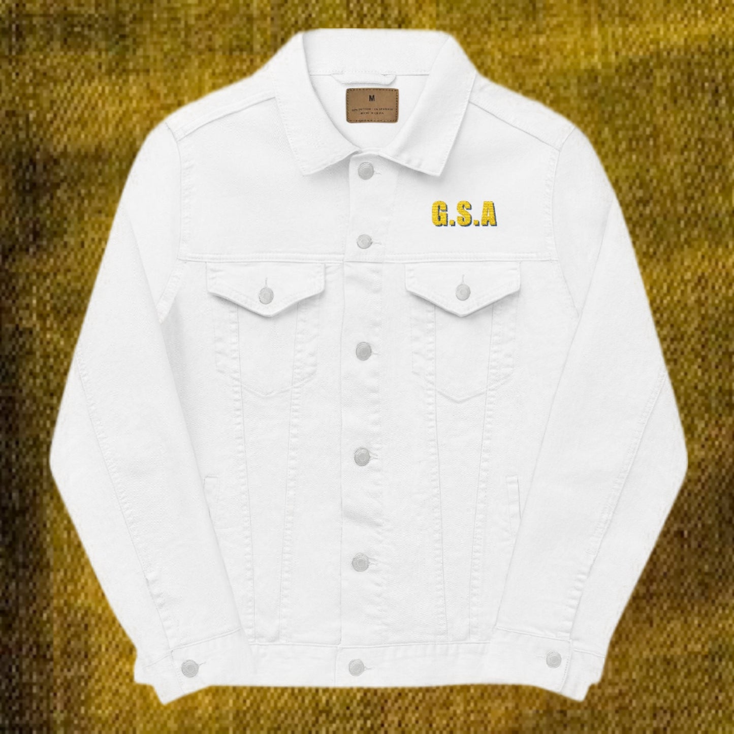 GSA BY JR Embroidered Unisex Denim Jacket