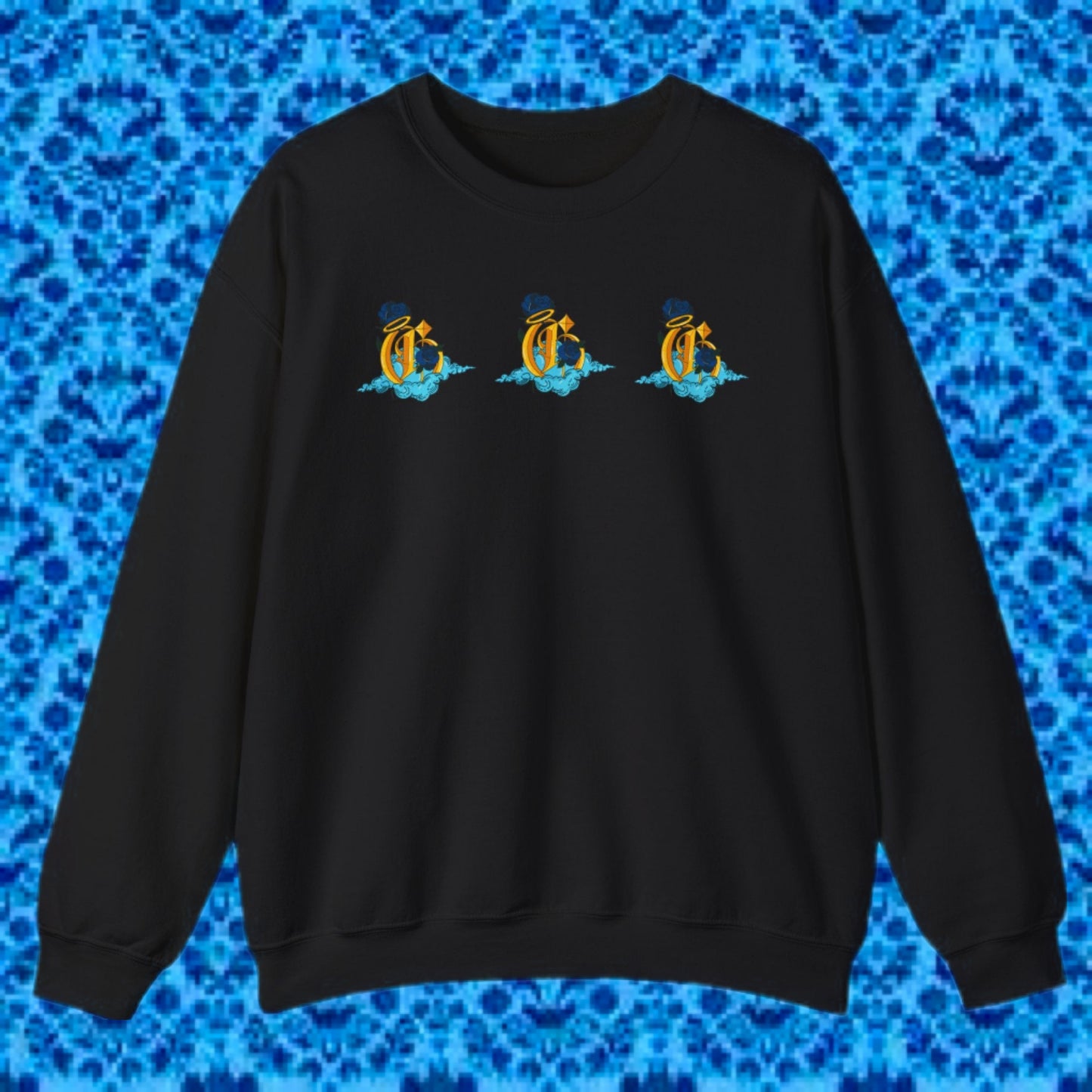 Godly Sweatshirt ( Blue/ Yellow )