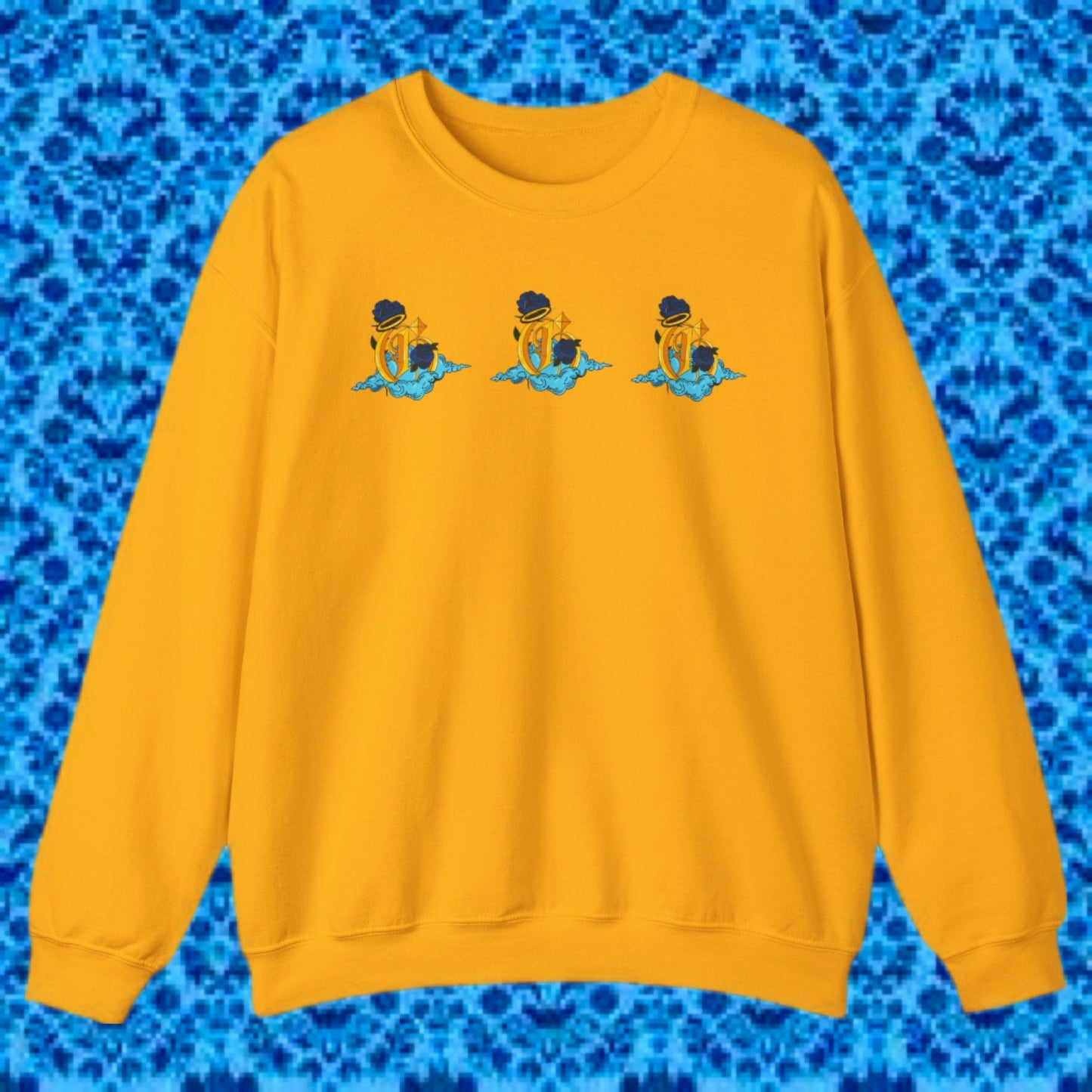 Godly Sweatshirt ( Blue/ Yellow )
