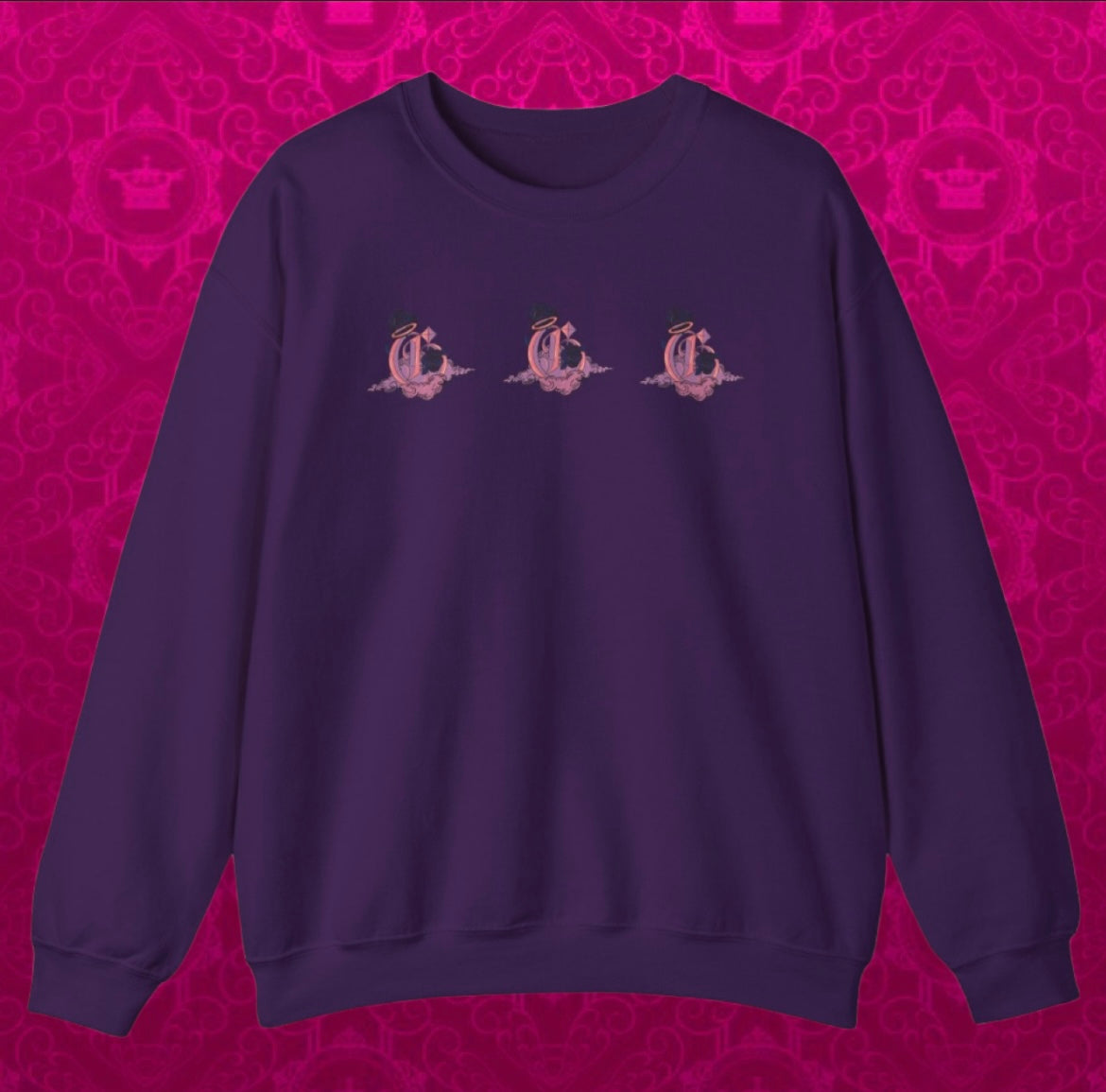 Godly Sweatshirt ( Pink/ Purple )
