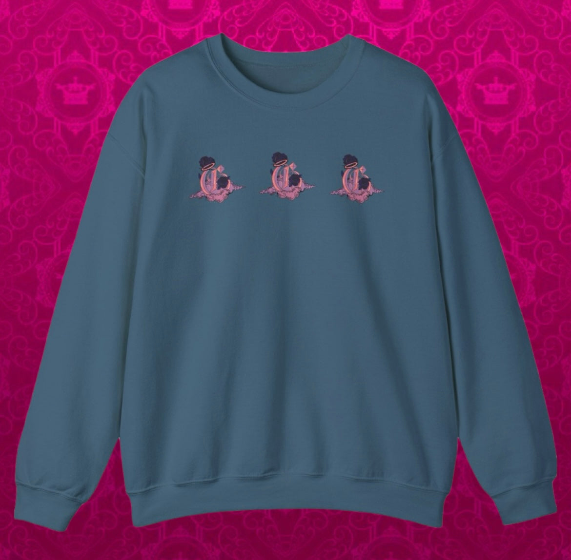 Godly Sweatshirt ( Pink/ Purple )