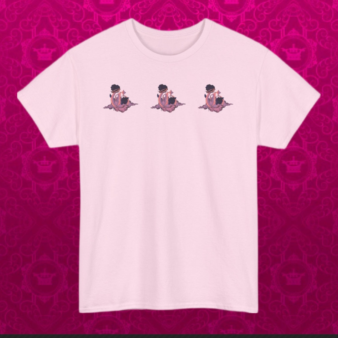 Godly Tee ( Pink/ Purple )