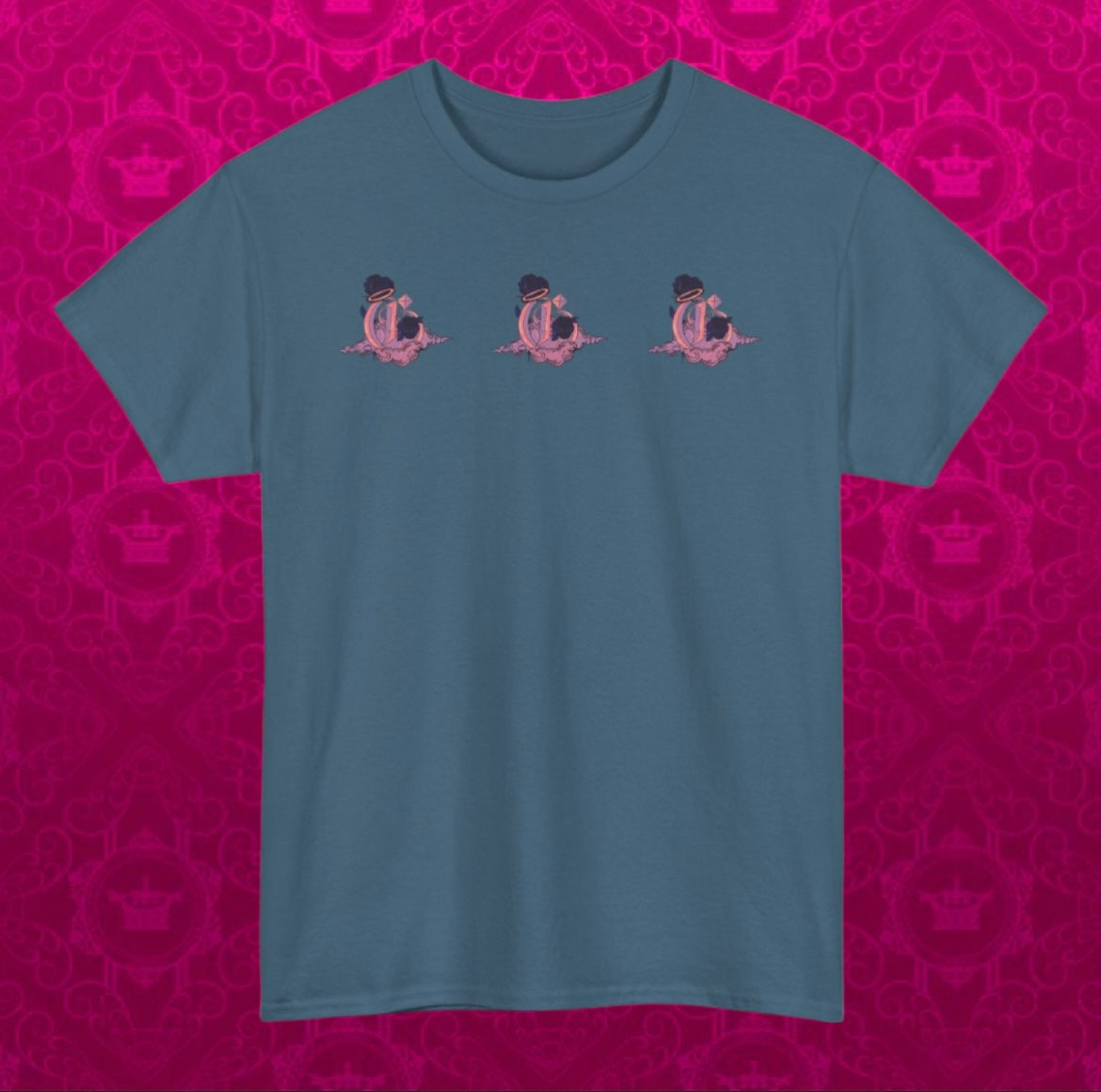 Godly Tee ( Pink/ Purple )