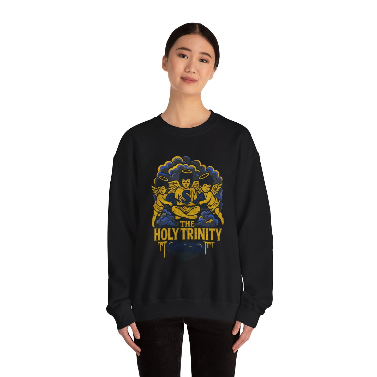 GSA BY JR ' Holy Trinity Sweatshirt ( Blue & Black )