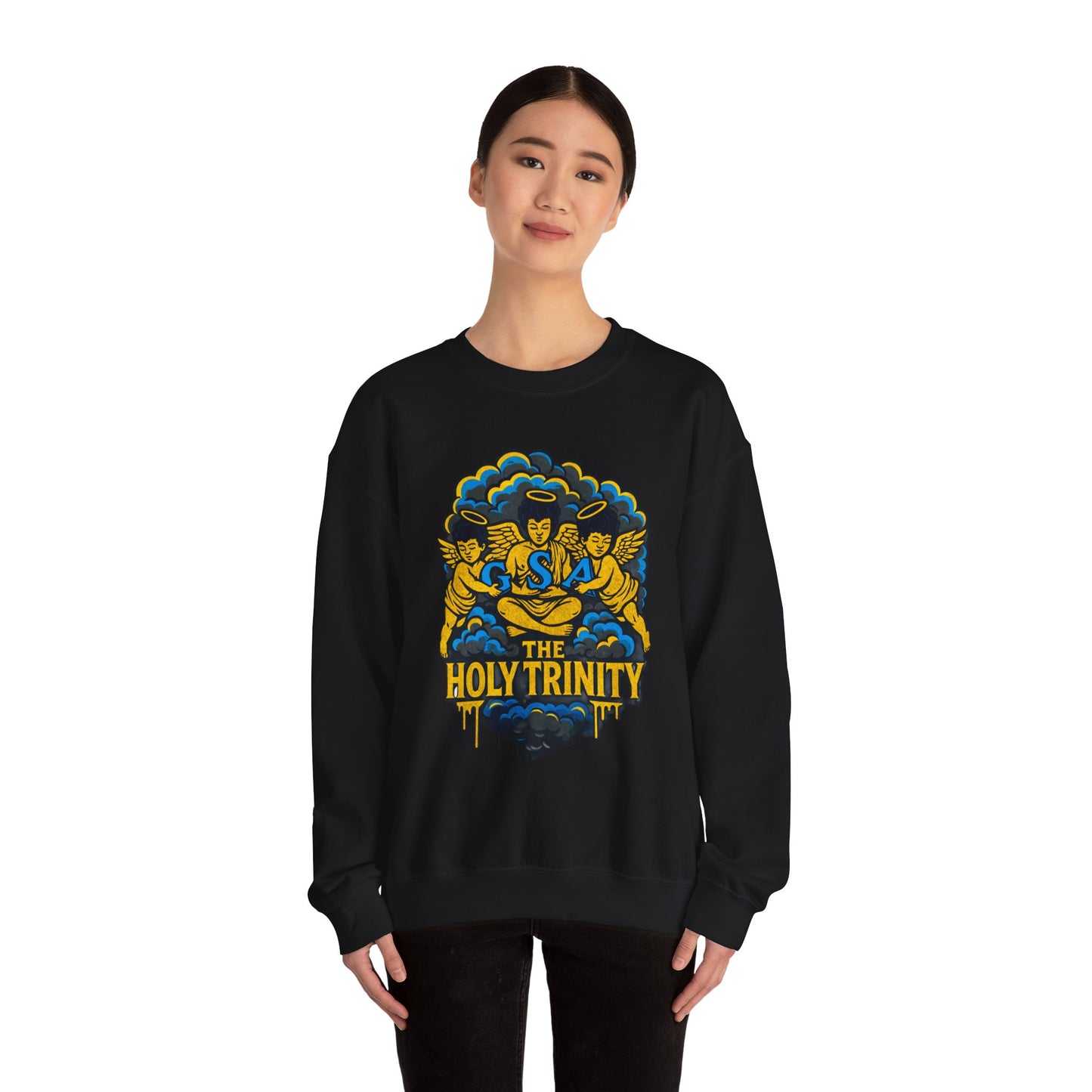 GSA BY JR ' Holy Trinity Sweatshirt ( Blue & Black )