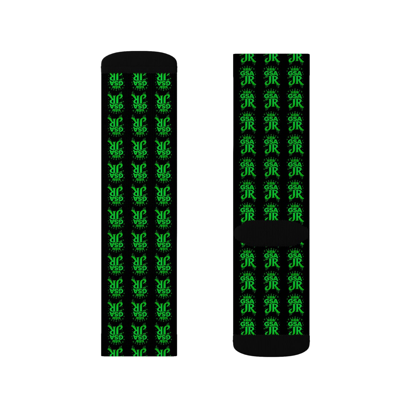 Green Crew Socks