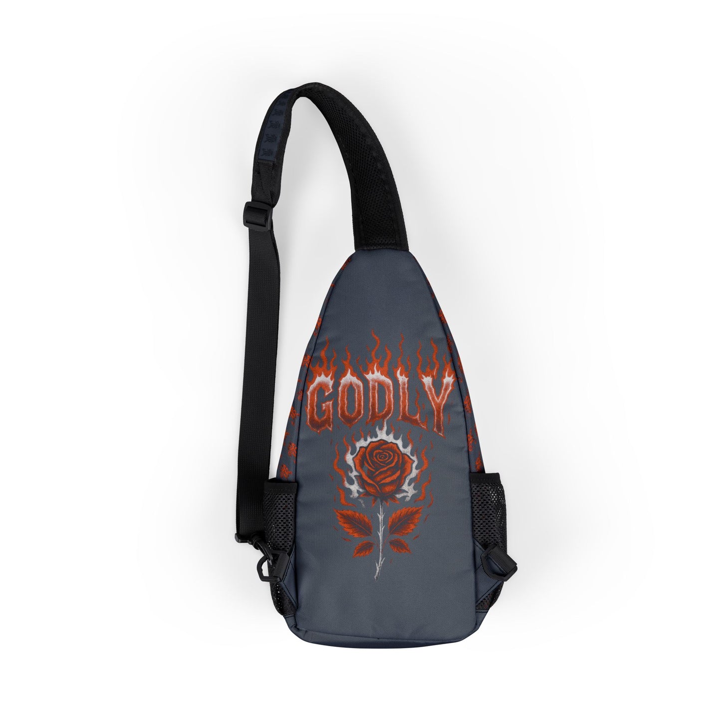 Sling Backpack - Grey/Red