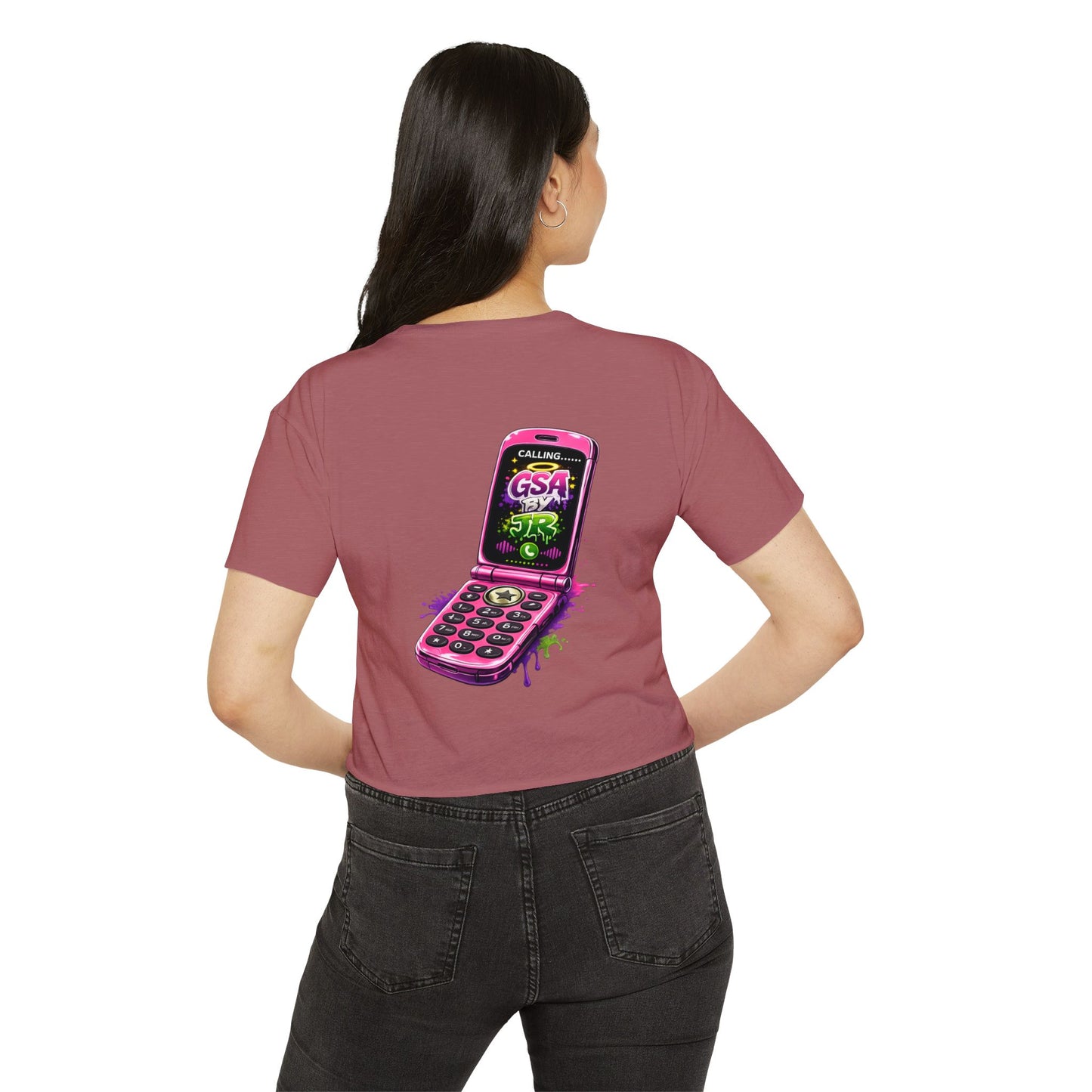 Girlz Is Playaz Too ' Cropped Tee