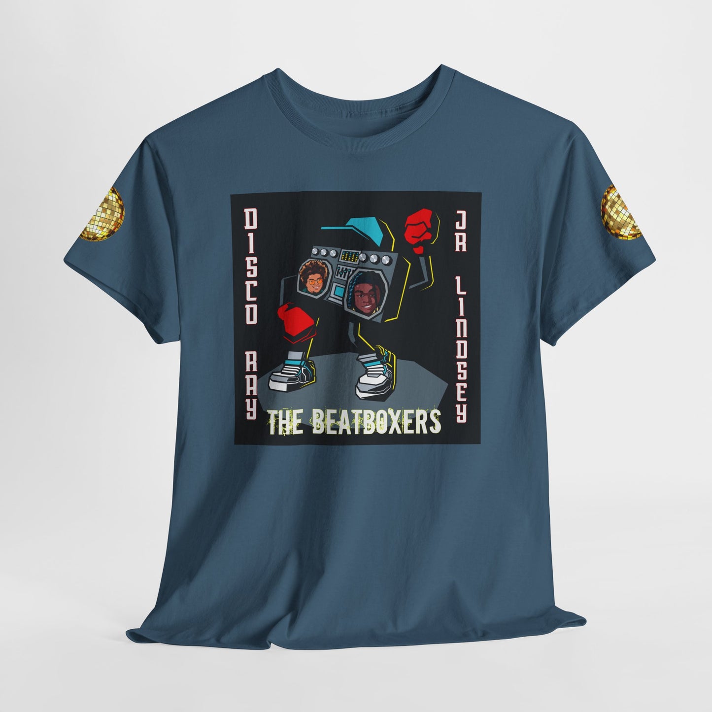 JR LINDSEY & DISCO RAY ' BEATBOXERS TEE