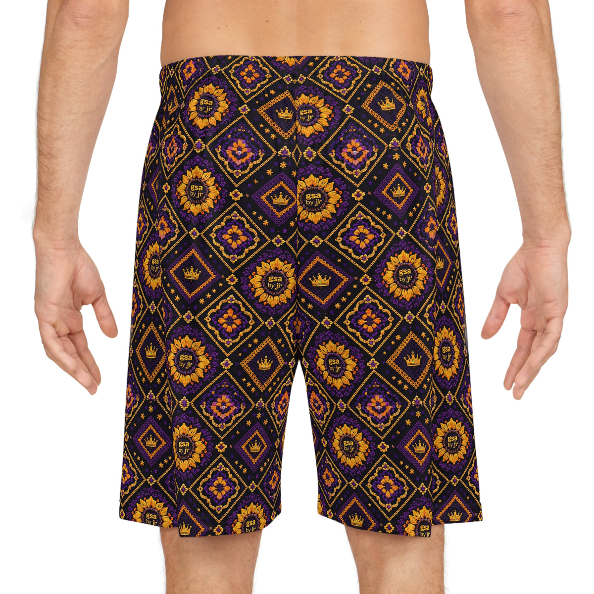 Regal Diamond Print Shorts