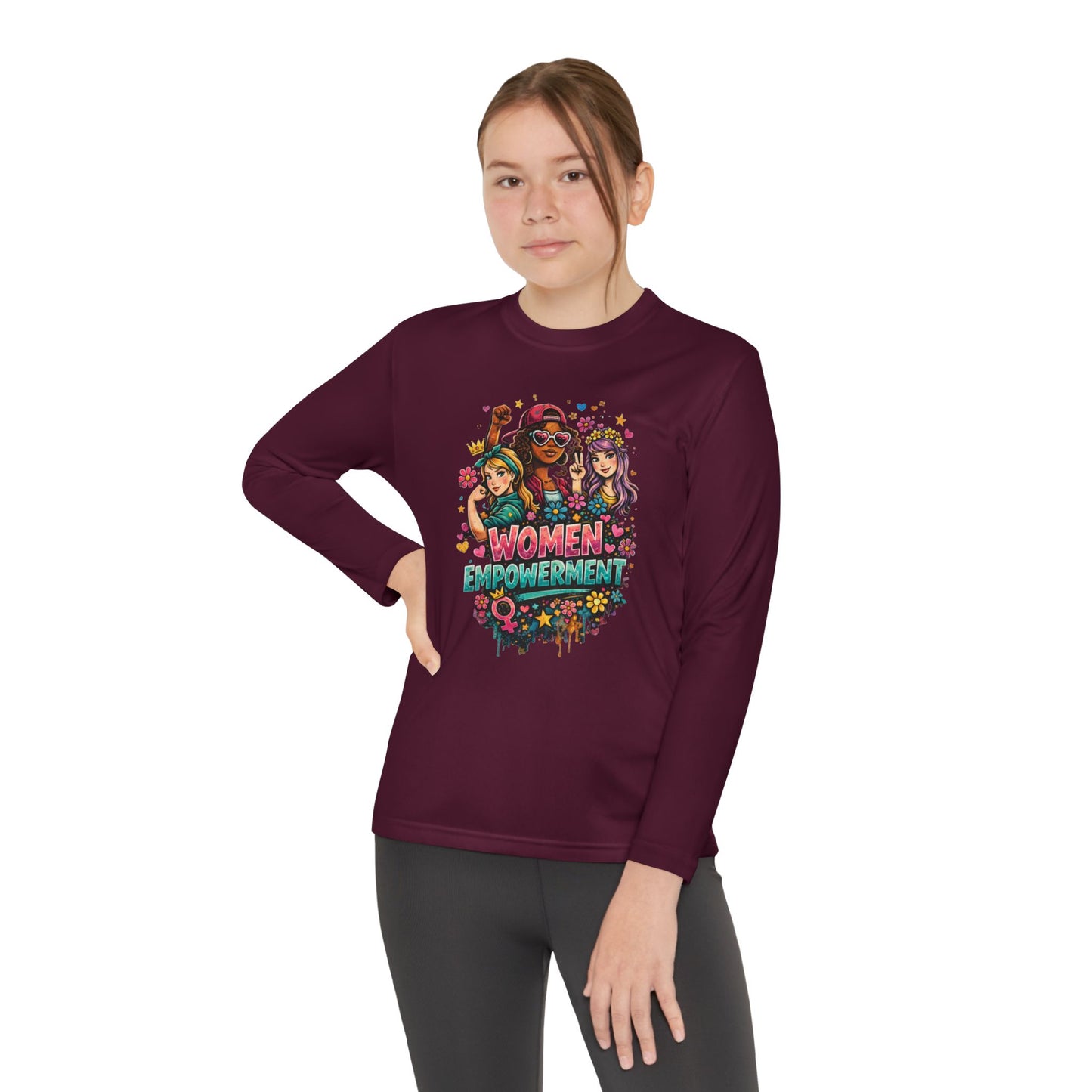 GSA BY JR Youth ' Women Empowerment Long Sleeve Tee