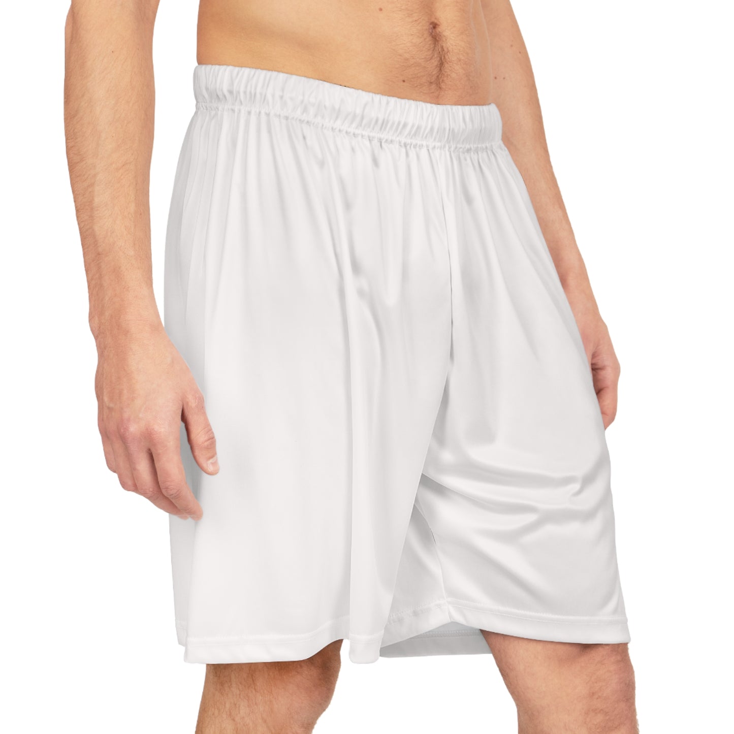 White Basketball Shorts