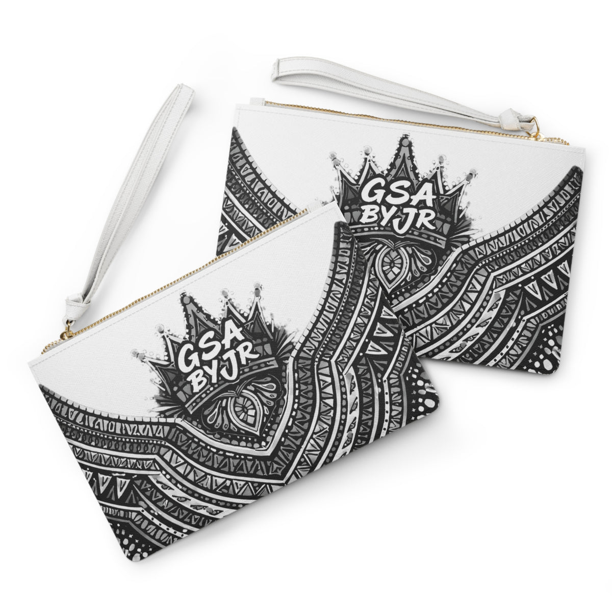 White Boho Clutch Bag