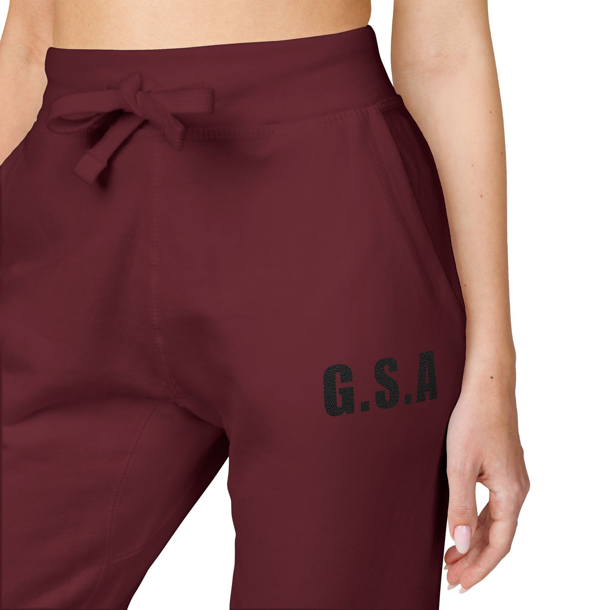 Embroidered Fleece Sweatpants