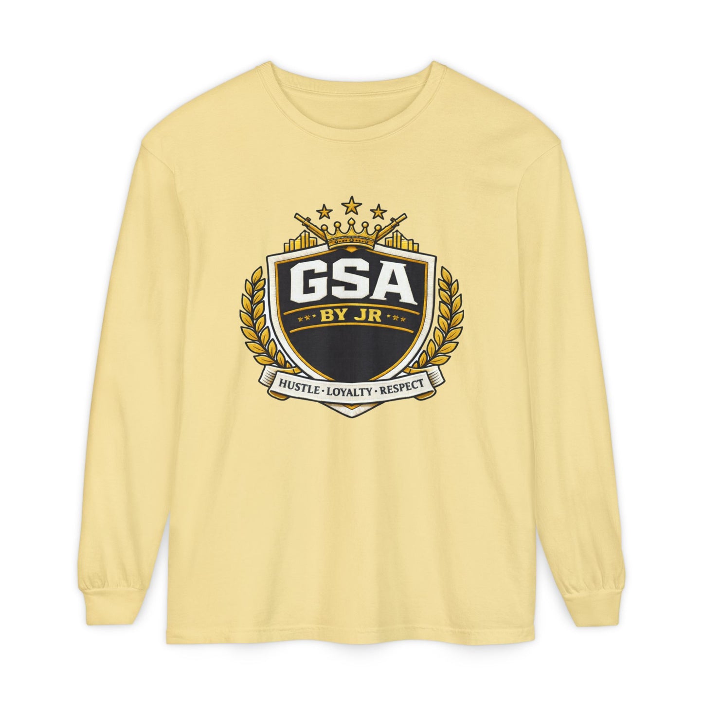 GSA BY JR Crest Long Sleeve Tee