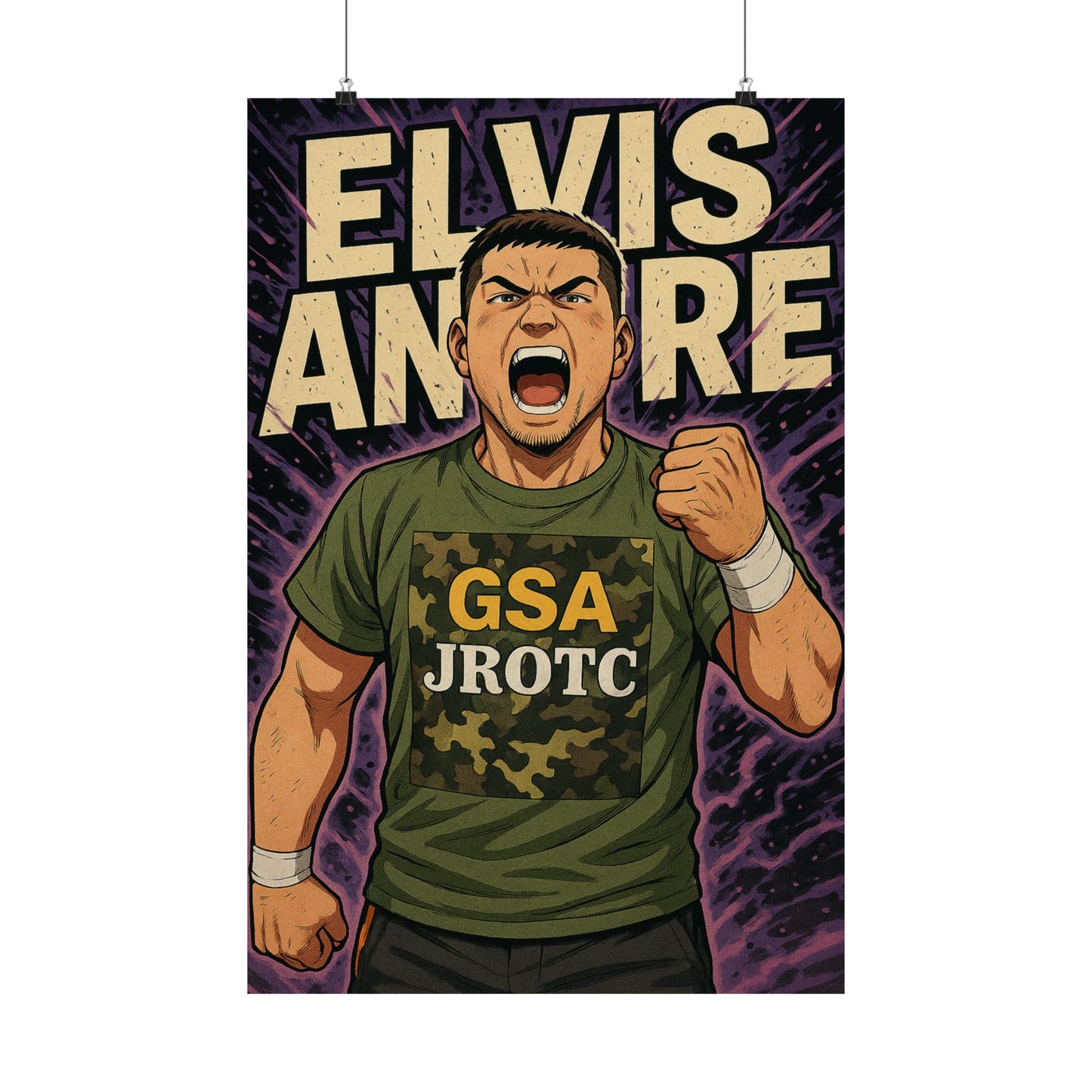 THE JROTC ANIME POSTER: ELVIS ANDRE