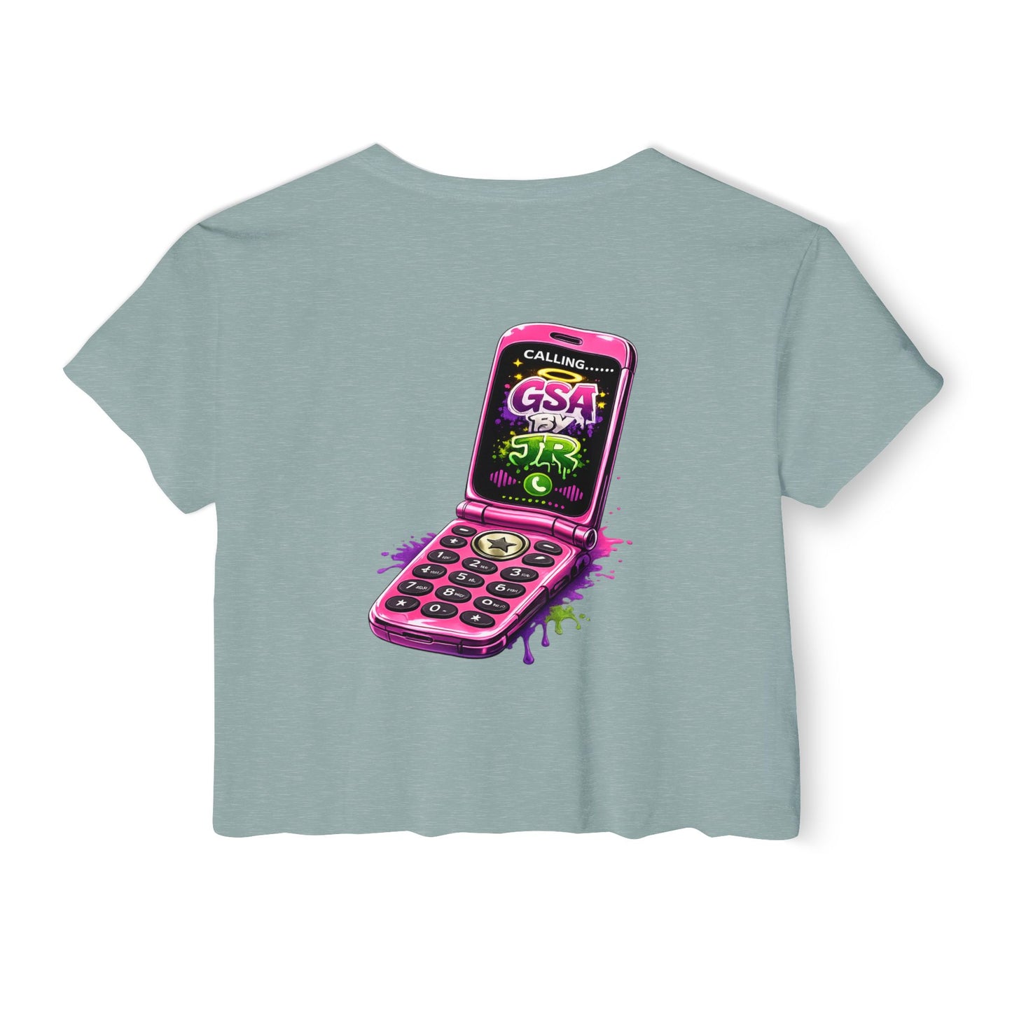 Girlz Is Playaz Too ' Cropped Tee
