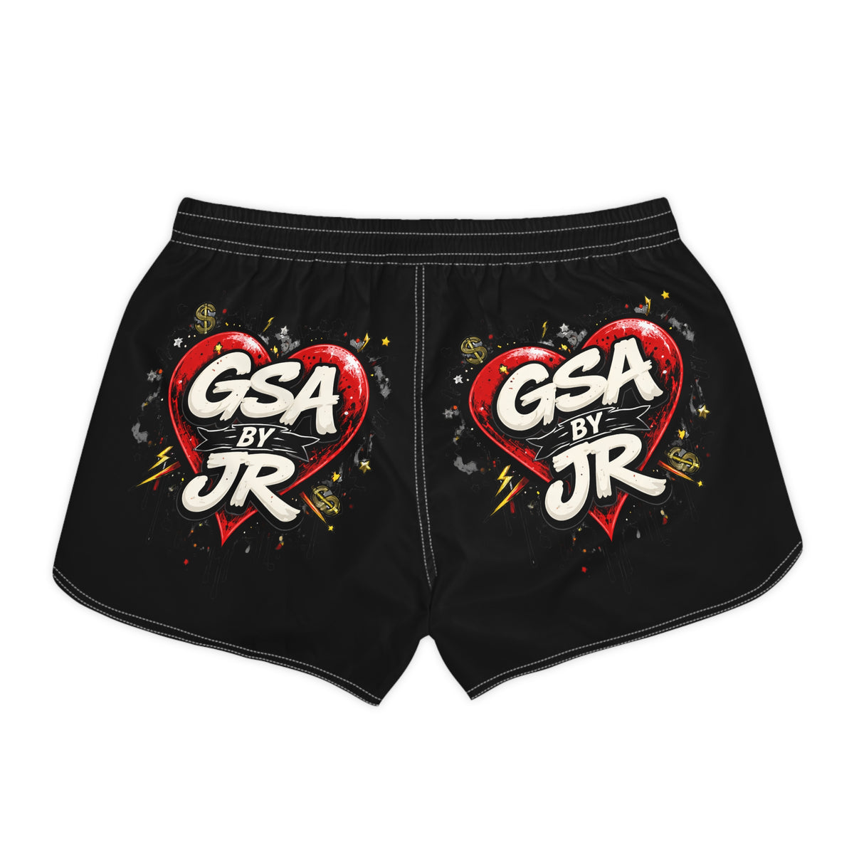 Red Casual Shorts