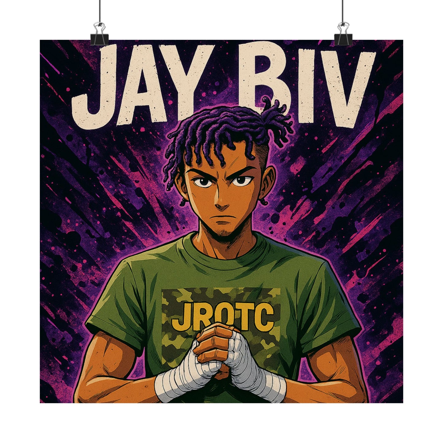 THE JROTC ANIME POSTER: JAY BIV