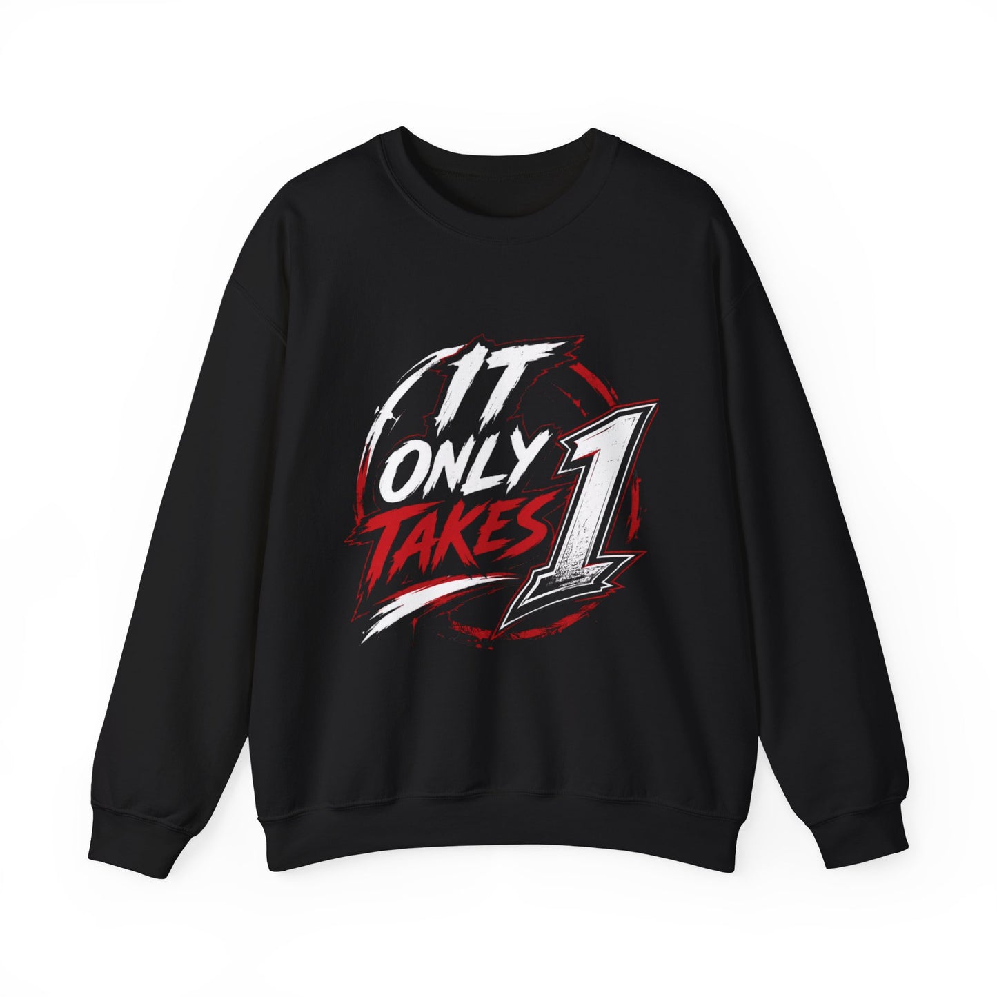 Jay Biv ' It Only Takes 1 Graphic Sweatshirt