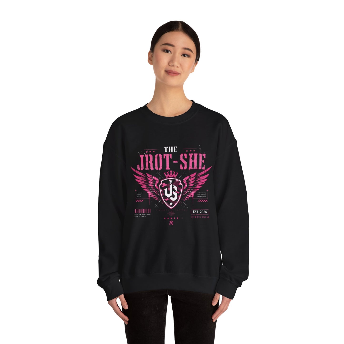 JROT-SHE Winged Crest Sweatshirt