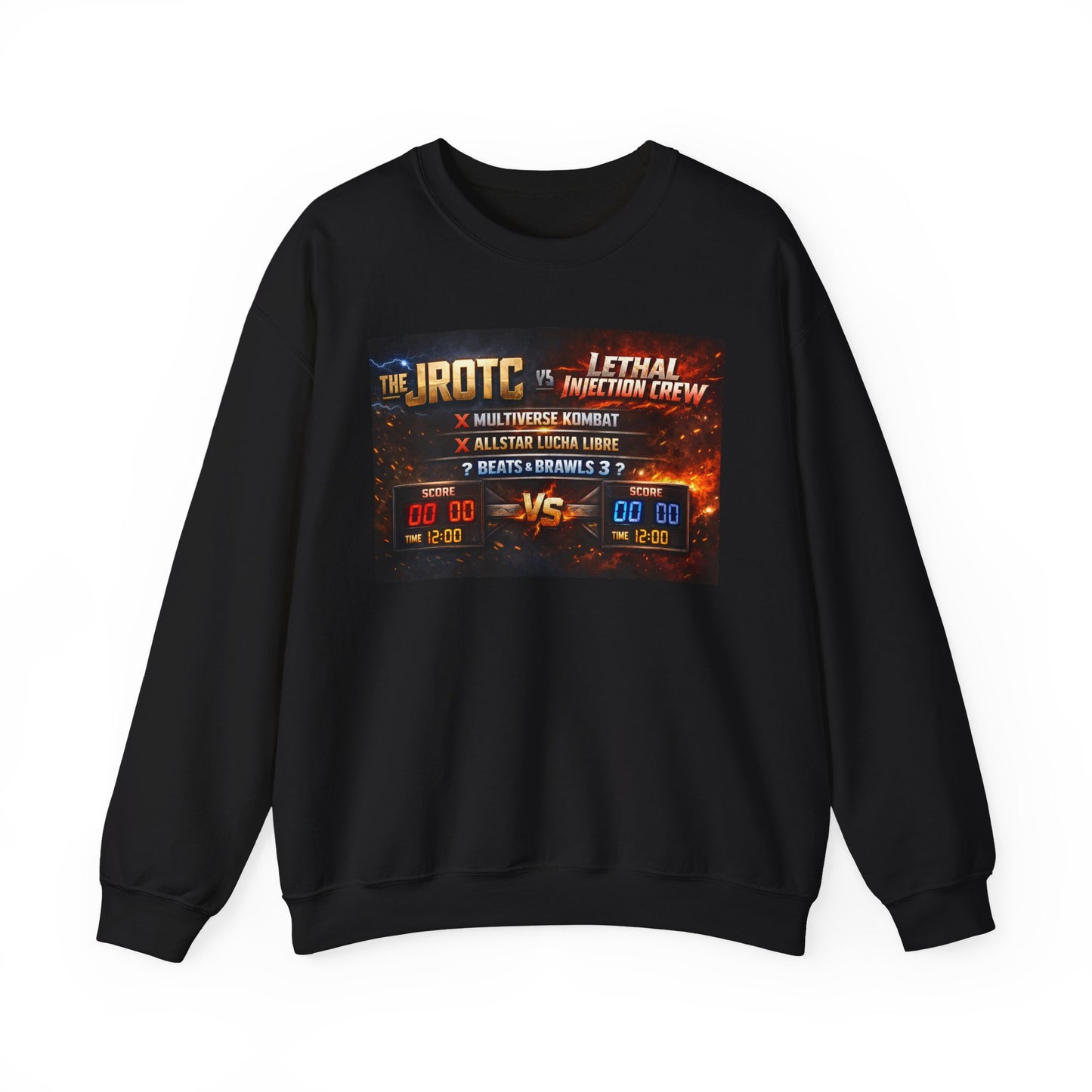 THE JROTC VS LIC ' SCOREBOARD SWEATSHIRT