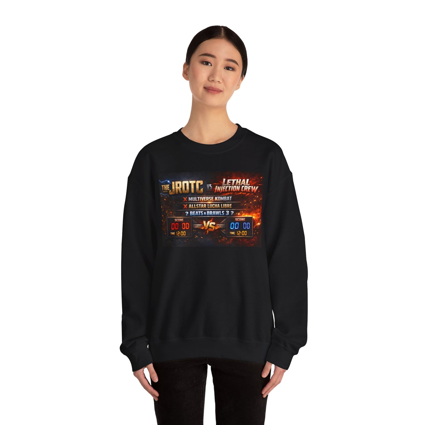 THE JROTC VS LIC ' SCOREBOARD SWEATSHIRT