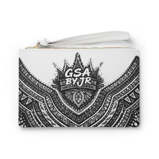 White Boho Clutch Bag