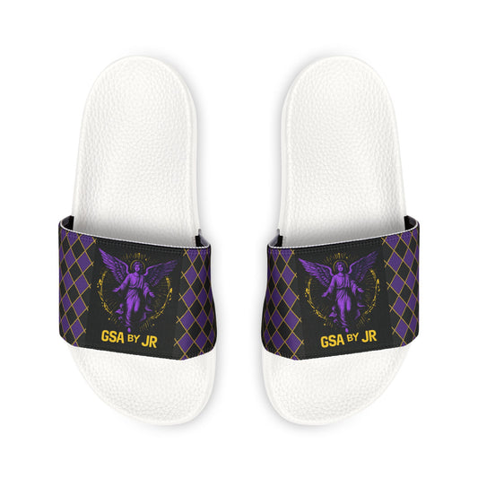 Holy Trinity Slides ( Purple & Black )