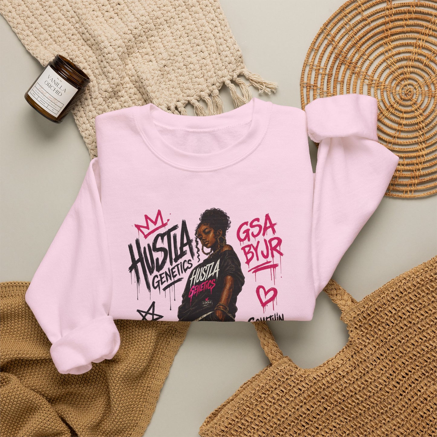 Hustla Genetics " Love to Hustle " Sweatshirt