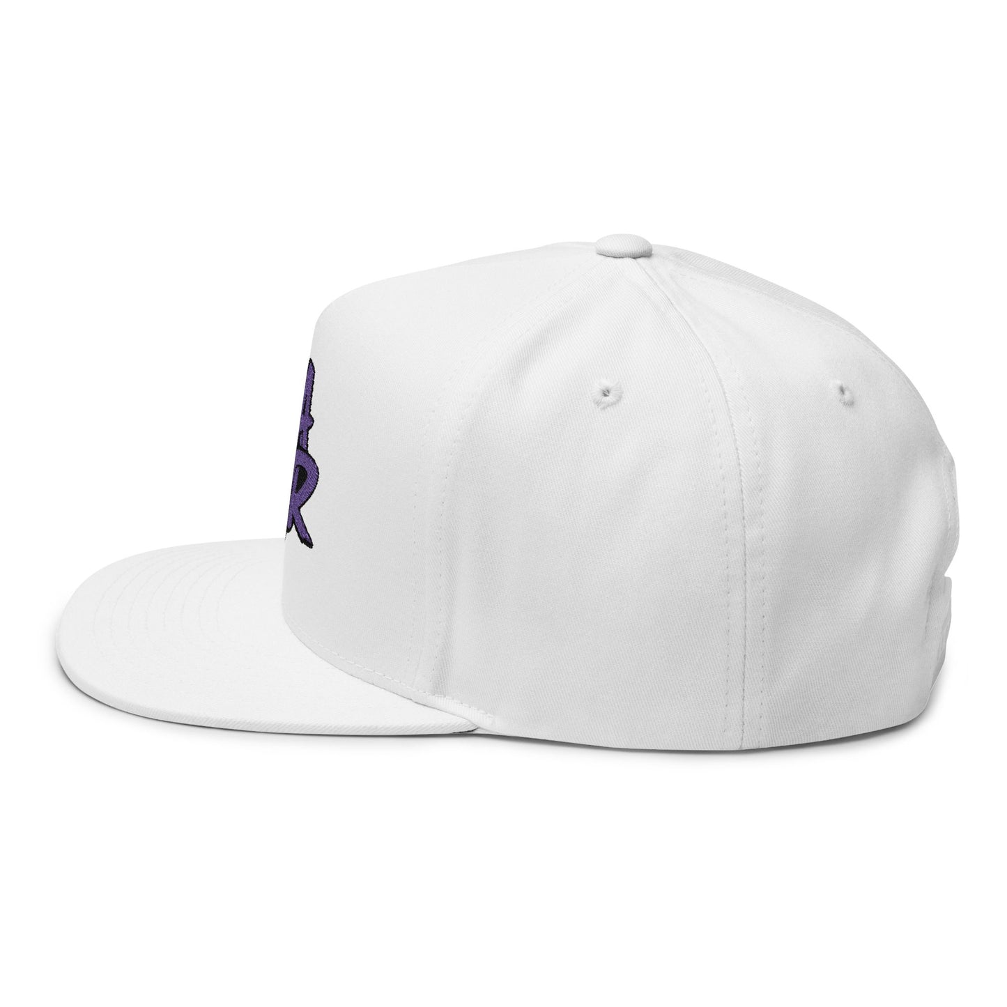 Purple Graffiti Flat Bill Cap