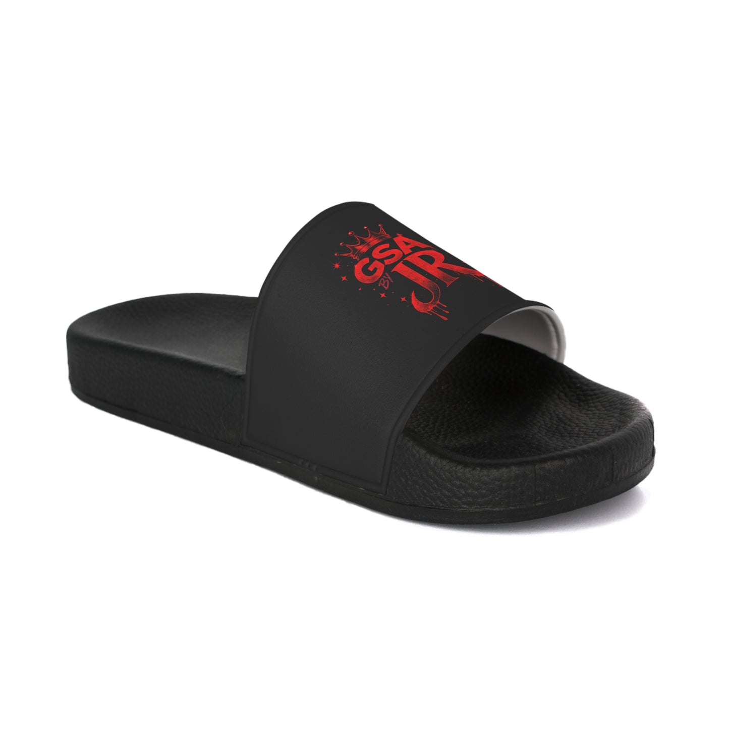 GSA BY JR Women's Slide Sandals – Black & Red
