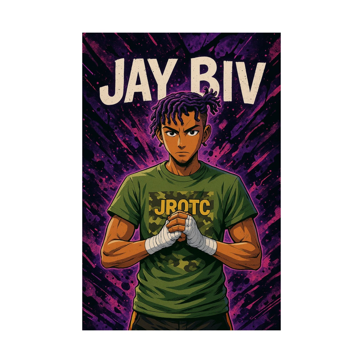 THE JROTC ANIME POSTER: JAY BIV